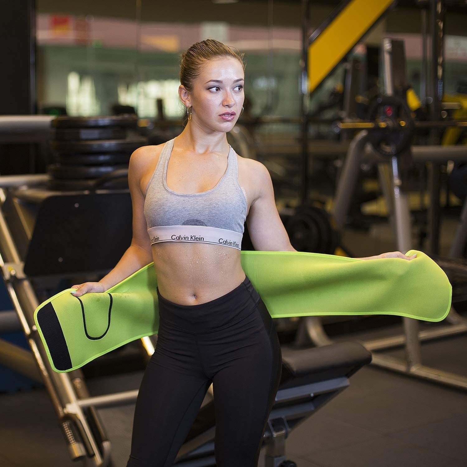 New Sports Waist Fitness Weightlifting Training Stretch Protector Summer Men's and Women's Colorful Corset Belly Tuck Sweat Belt