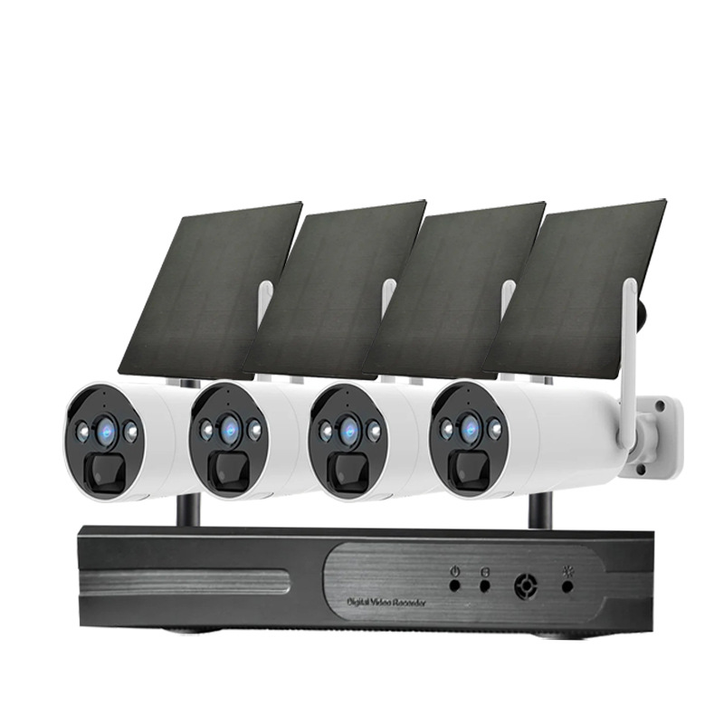 Cámara solar inalámbrica de baja potencia con 4 millones de cámaras de voz bidireccionales a prueba de agua para uso remoto
