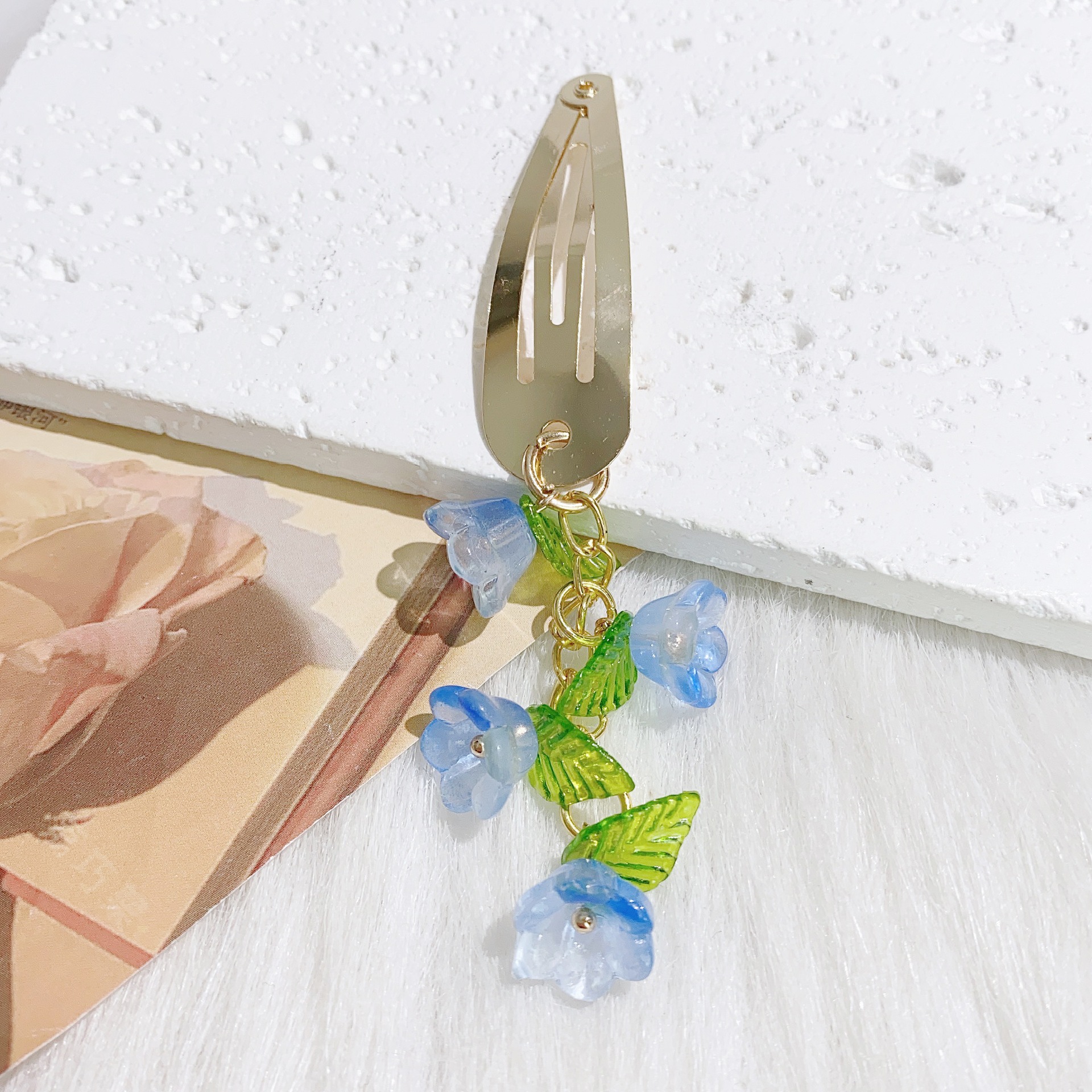 10g Weight Charm Hair Clips Hair Accessories Type 1 Piece Quantity Holiday, Street Occasion Alloy Material Flower Pattern All Seasons Season Women's Gender IG Style, Elegant Style IG Style Elegant Women's Flower Alloy Charm Hair Clips 9