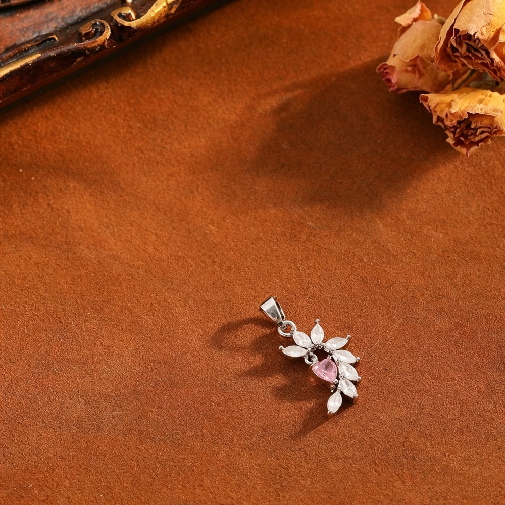 INS Europa y los Estados Unidos venden tulipanes girasoles colgante de diamantes de diamante de aluminio para mujeres lujosas y lujosas con colgante de bronce multi-combinante