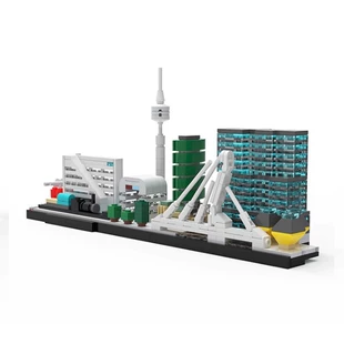 Конструктор MOC-40926 Роттердам архитектурный пейзаж