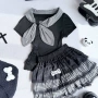辣妹蕾丝蓬蓬短袖t恤