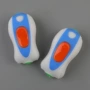 双孔新款翘板蓝色开关