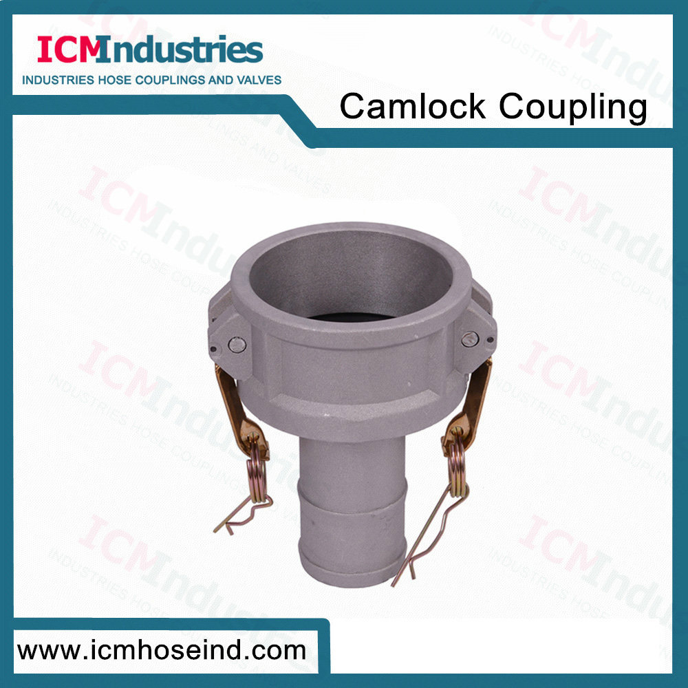 Acoplamiento rápido especial de aluminio de reducción de diámetro Camlock Tipo C Acoplamiento rápido de tubería de agua tipo clip