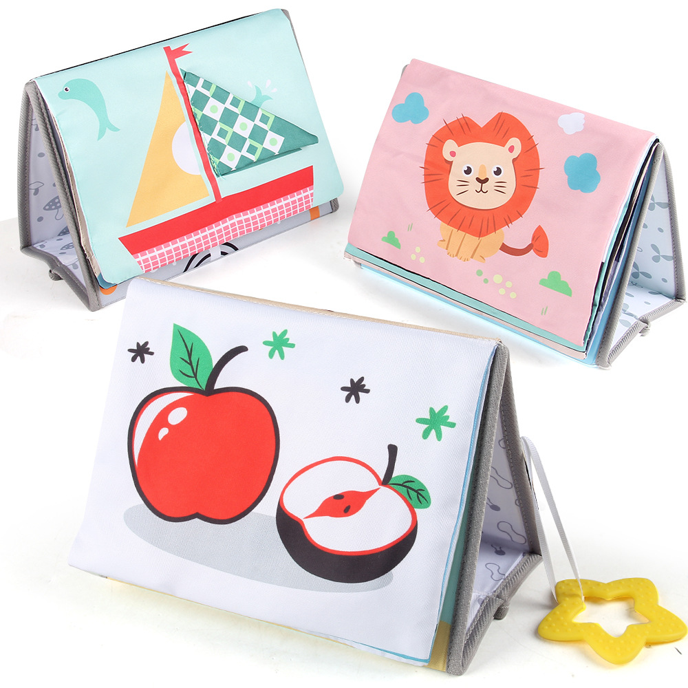 Libro de Tela Educativo de Animales de Tela Lavable e Interactivo para Bebés