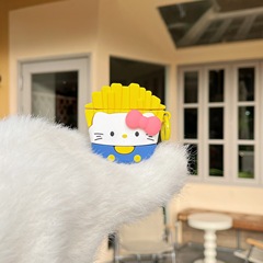 Cute French Fries KT Cat Suitable for AirPods Pro Case 1/2 Generation Apple Bluetooth Earphone Case AirPods 3