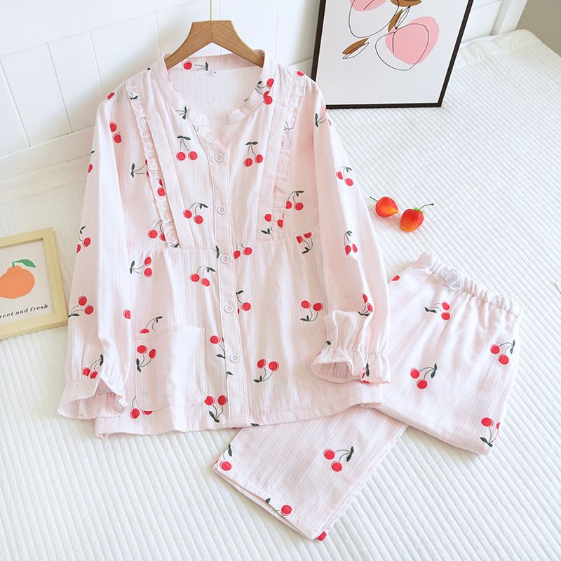 스몰스탠드칼라-에어컨패턴-체리핑크