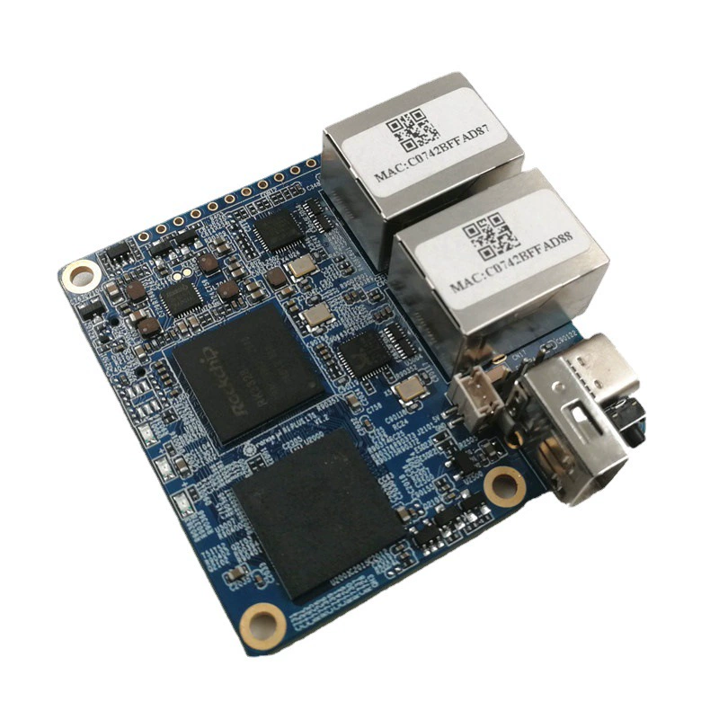 Orange School R1 Plus LTS Development board shell Gigabit Soft Routing Orangepi RK3328 motherboard shell