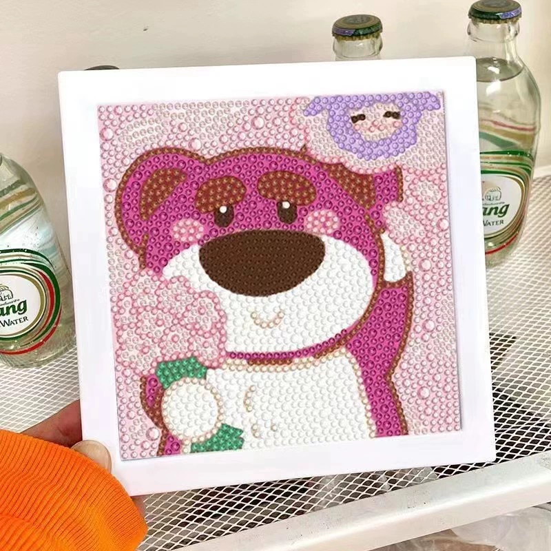 Набор для алмазной вышивки (Sanrio) Пикачу в раме, 17×17 см, комплект для полного стежка DIY