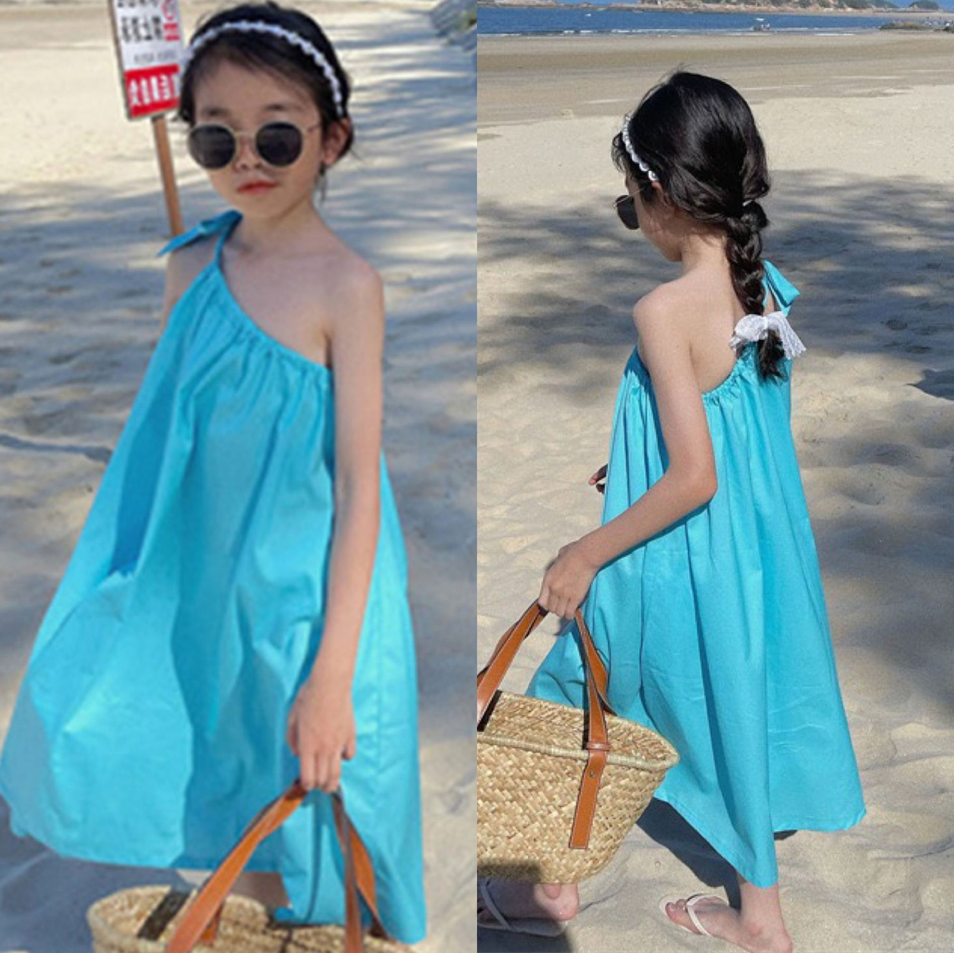 Children's Beach Dress Summer Girls Reso...