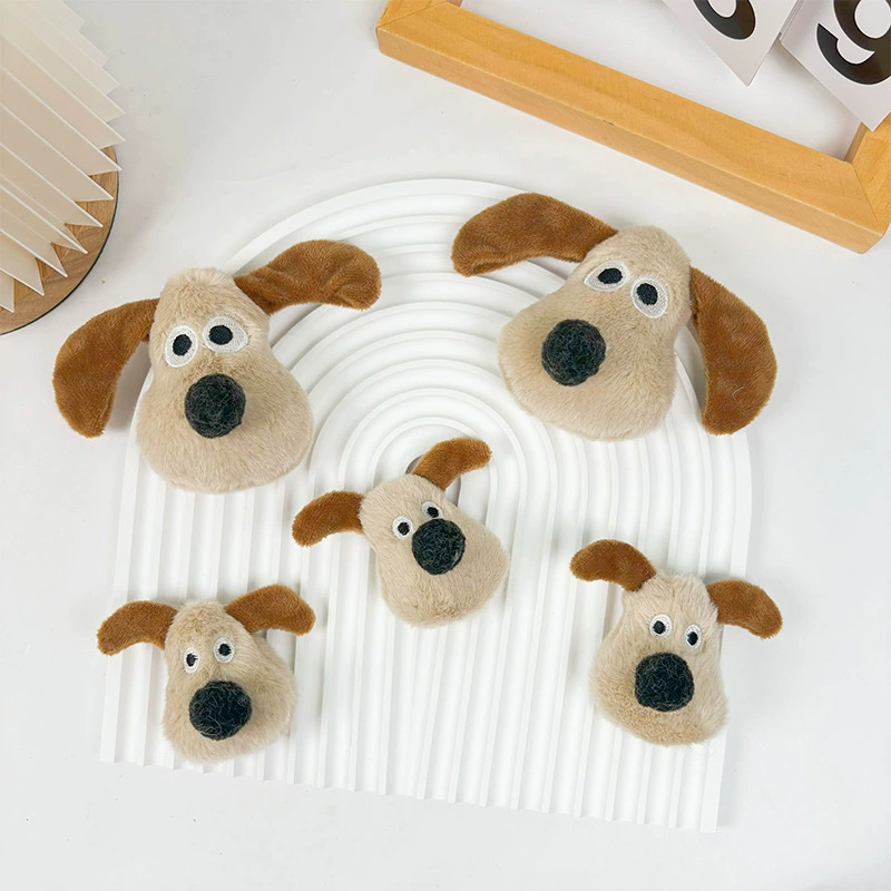 Плюшевая брошь для собаки, кукла мультфильм кукла обувь носки шарф сумка заколка для волос diy аксессуары для одежды оптом
