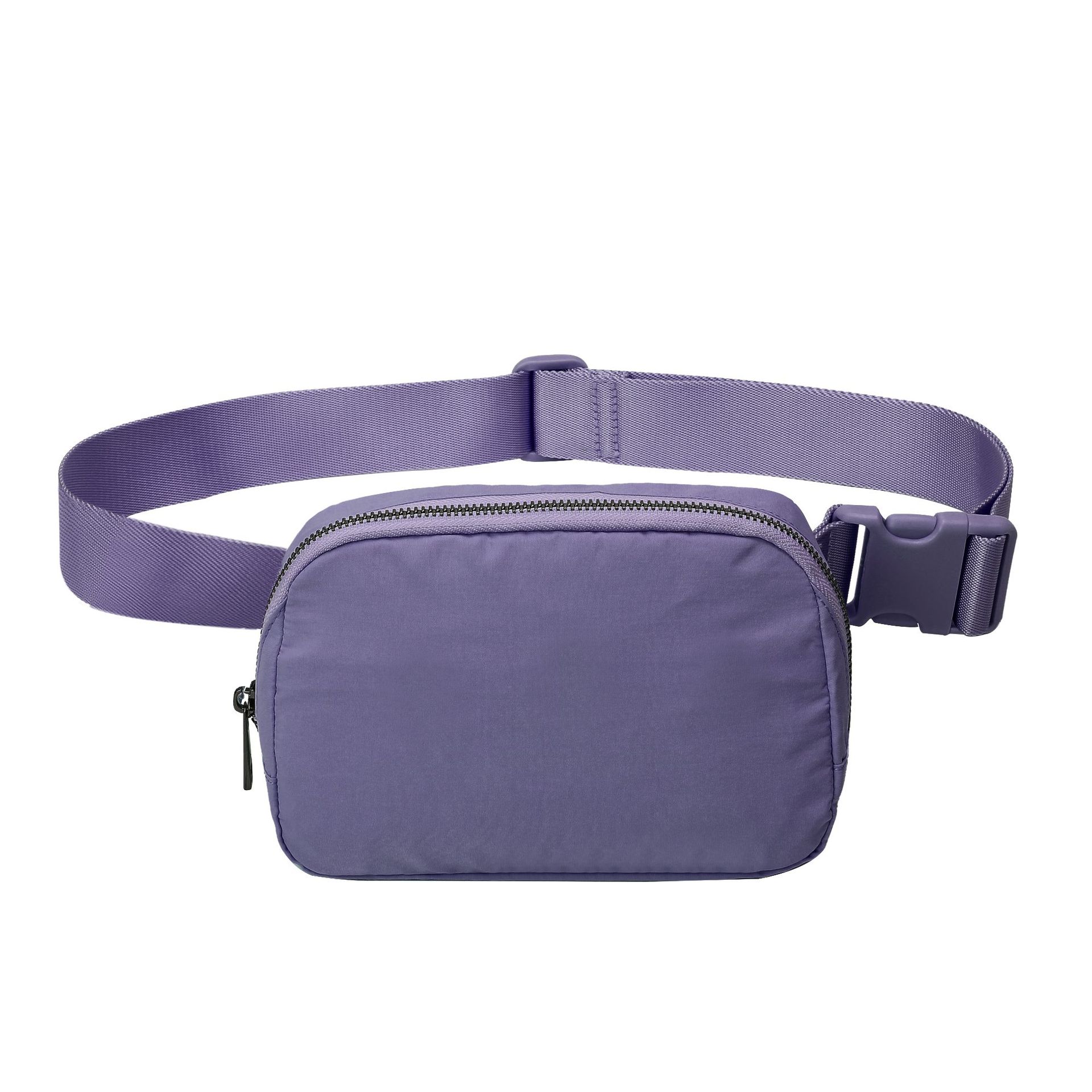 Lulu mismo bolso en stock riñonera bolsa de pecho anti-salpicaduras bolsa de nailon deportivo para correr riñonera para teléfonos móviles para hombres y mujeres