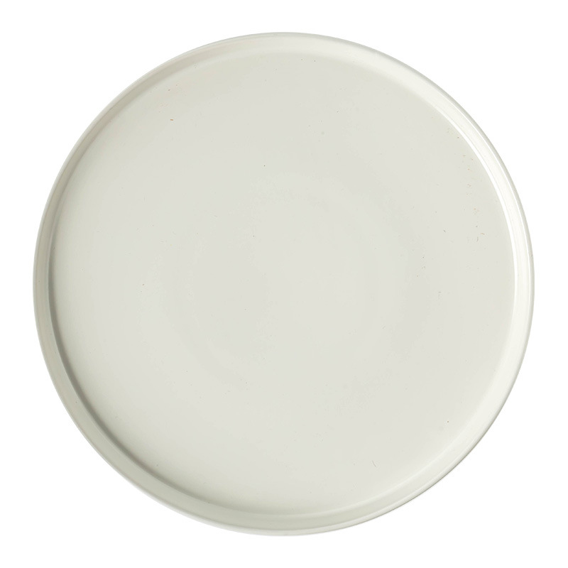 Plato de color sólido mate Plato de carne Plato de restaurante occidental de estilo retro Plato para el hogar Plato grande al por mayor Plato de restaurante Plato plano