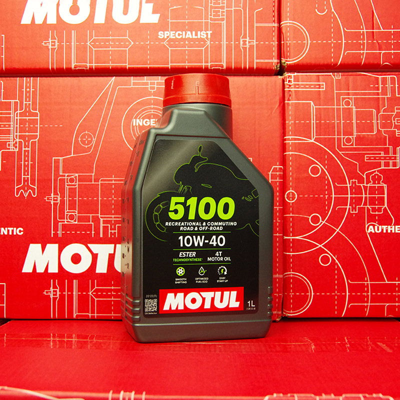 摩特 5100 4T 10W-40 1L MA2 SP 欧版进口酯类合成技术摩托车机油