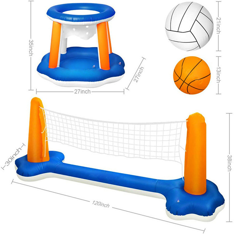 スポット PVC インフレータブルおもちゃ水バレーボールスタンドバスケットボールスタンド大人と子供用水エンターテイメントゲームバレーボール|undefined