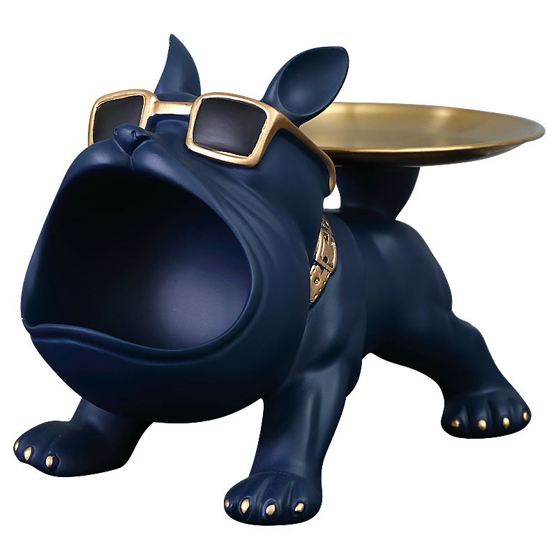 Entrada de Entrada clave de almacenamiento decoración hogar zapato gabinete de almacenamiento bandeja de luz de lujo moderno salón decoración del perro