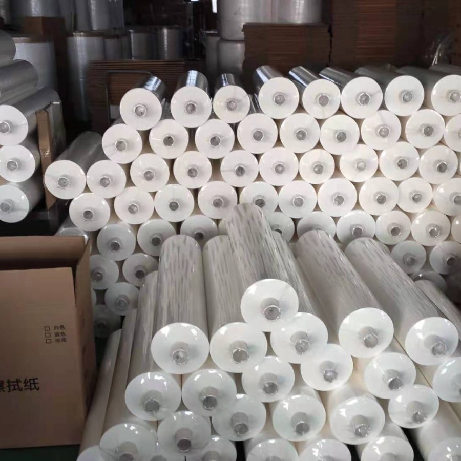 吸水油墨可定工厂生产使用无需剪裁水刺加工手感柔软碾压机擦拭布