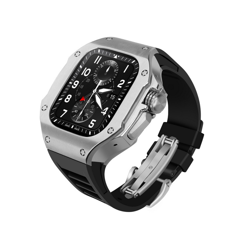 Para iwatch ultra49 reloj correa de Apple Correa protectora Shell 316L Acero inoxidable Richard cambiado al traje
