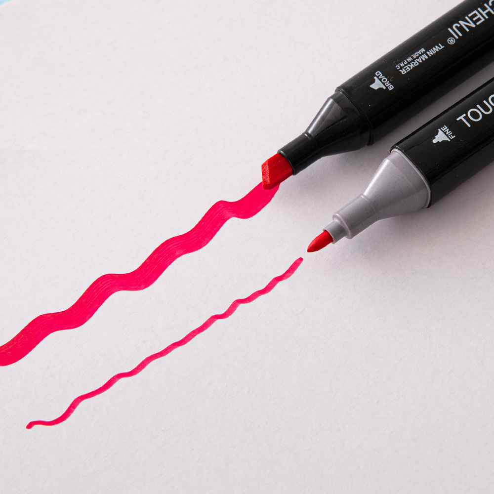 Touch a base de aceite juego de rotulador de acuarela profesional de dos cabezas para estudiantes 36/24/48/60/80/168 colores