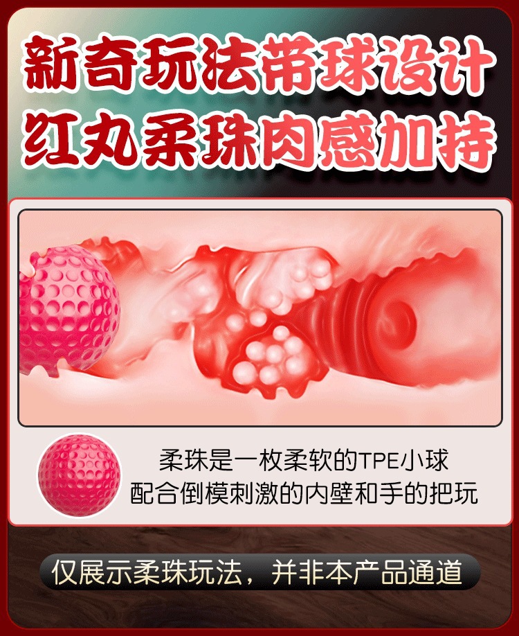 Jiuai Half-Body Male Masturbator Realistic Butt Replica in Soft Silicone, Manual Use — detail image 10