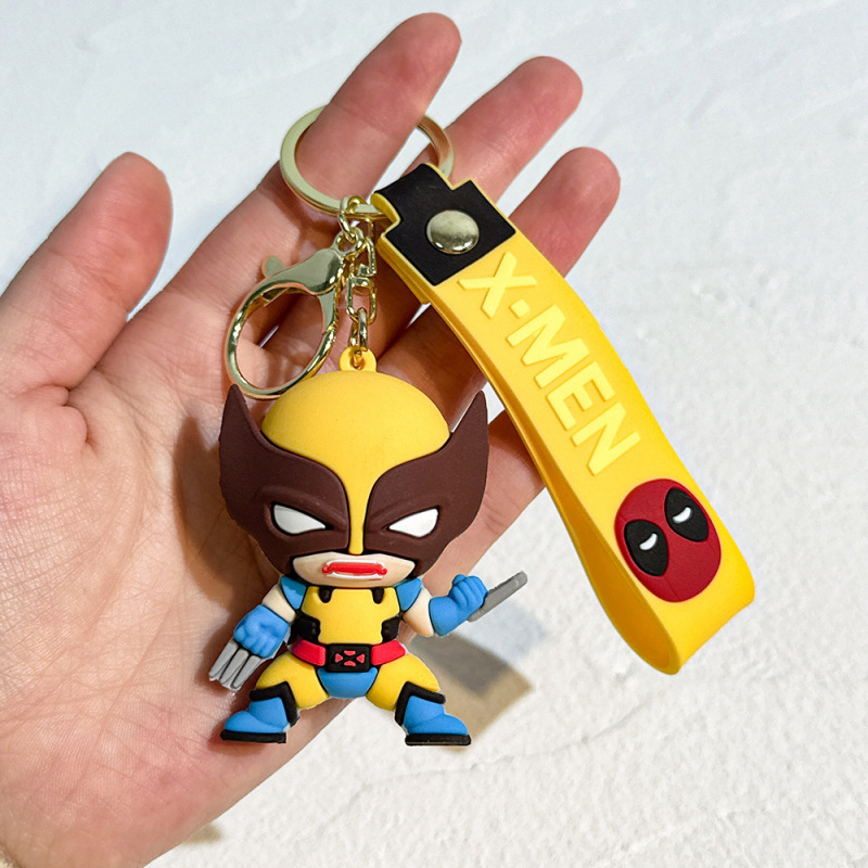 2025 アベンジャーズスパイダーマンキーホルダーキャプテンアメリカ車のキーペンダントマーベルキーホルダー卸売|undefined