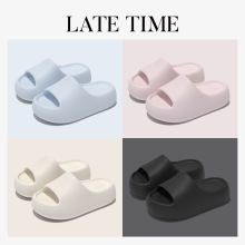 简约纯色增高厚底拖鞋女款夏季室内家居休闲百搭防滑浴室洗澡凉拖