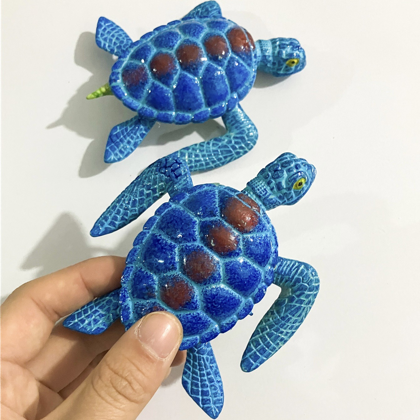 Transfronterizo lindo simulación tortuga forma de refrigerador adhesivo móvil pintado adhesivo de refrigerador decoración doméstica productos diarios