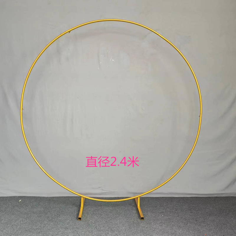 Anillo de hierro globo soporte de arco accesorios de boda al por mayor decoración de vestido de vacaciones al aire libre decoración de la boda suministros