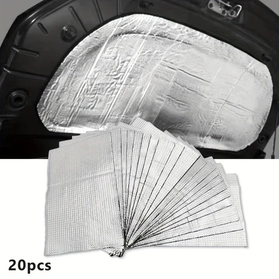Cross-Border Temu E-Commerce Specializes in Small Pieces of Automotive Butyl Rubber Sound Insulation and Shock-Absorbing Plates, Environmentally Friendly Damping Sheet Materials in Stock (Car sound-absorbing cotton)
