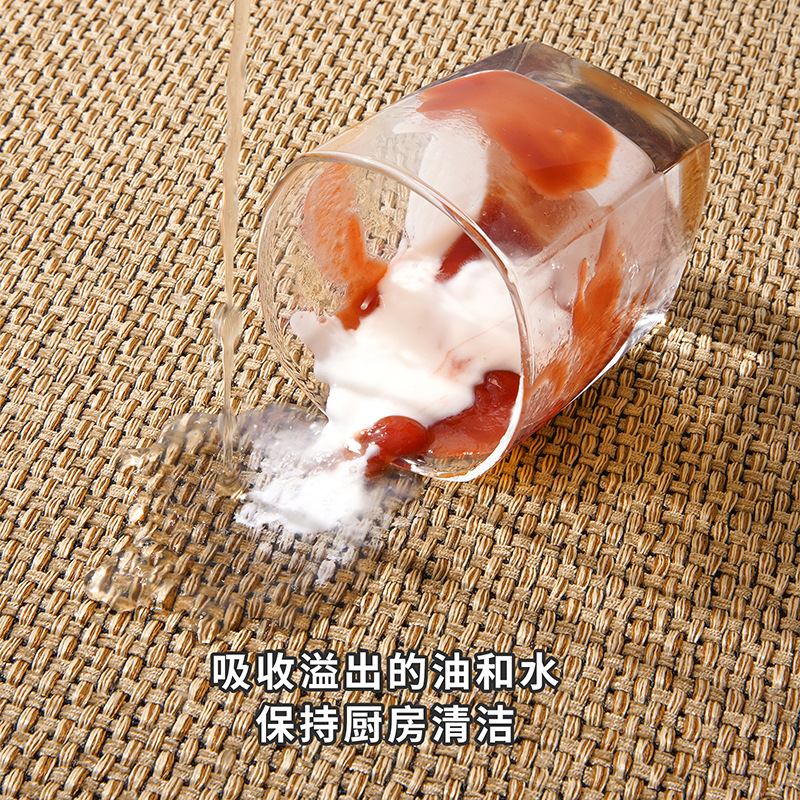 Alfombra de piso de cocina antideslizante a prueba de aceite alfombra impermeable lavable borrable estera de puerta resistente a las manchas alfombra de piso absorbente