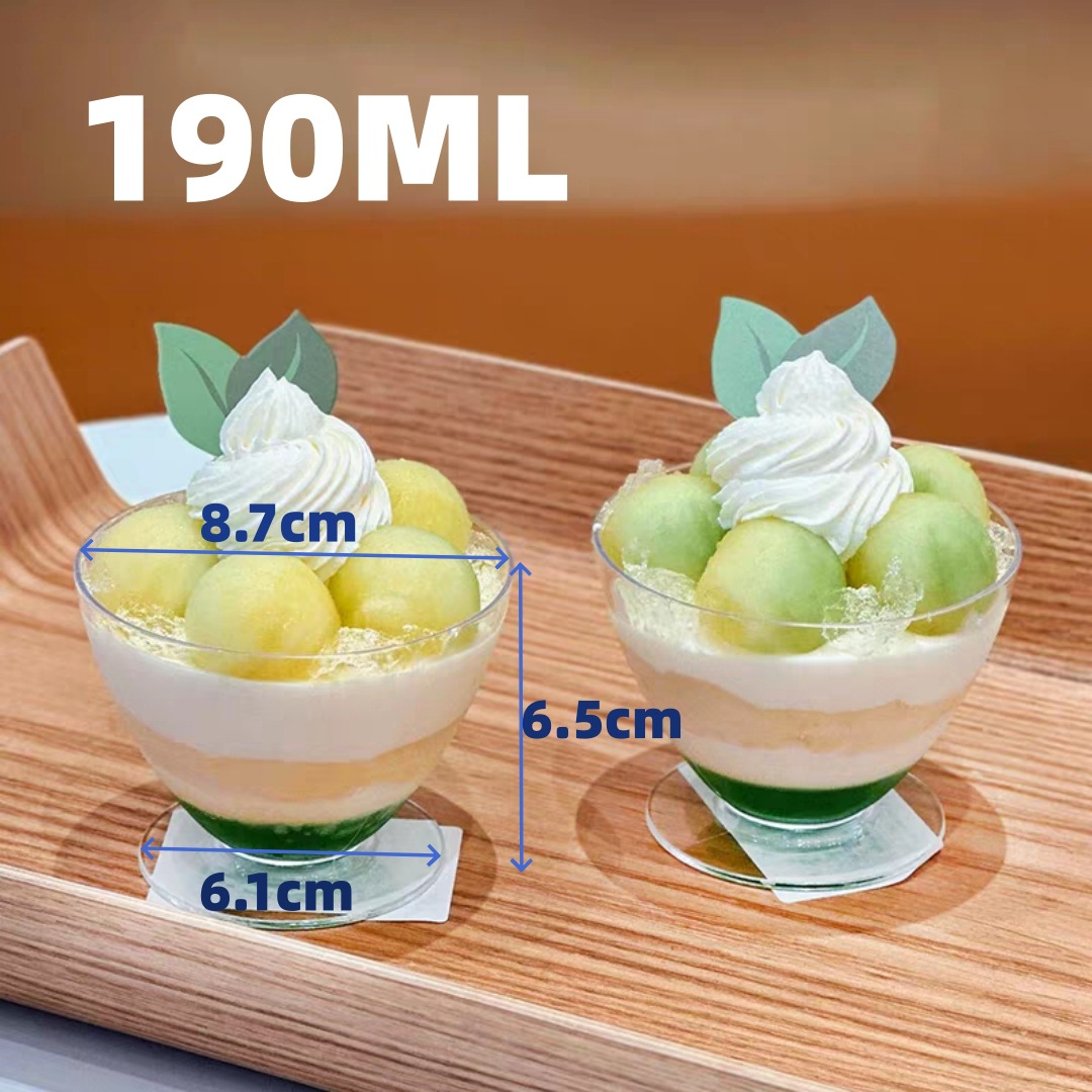 Vaso Desechable de Plástico para Mousse de Plástico PS Desechable para Postres y Repostería image 46