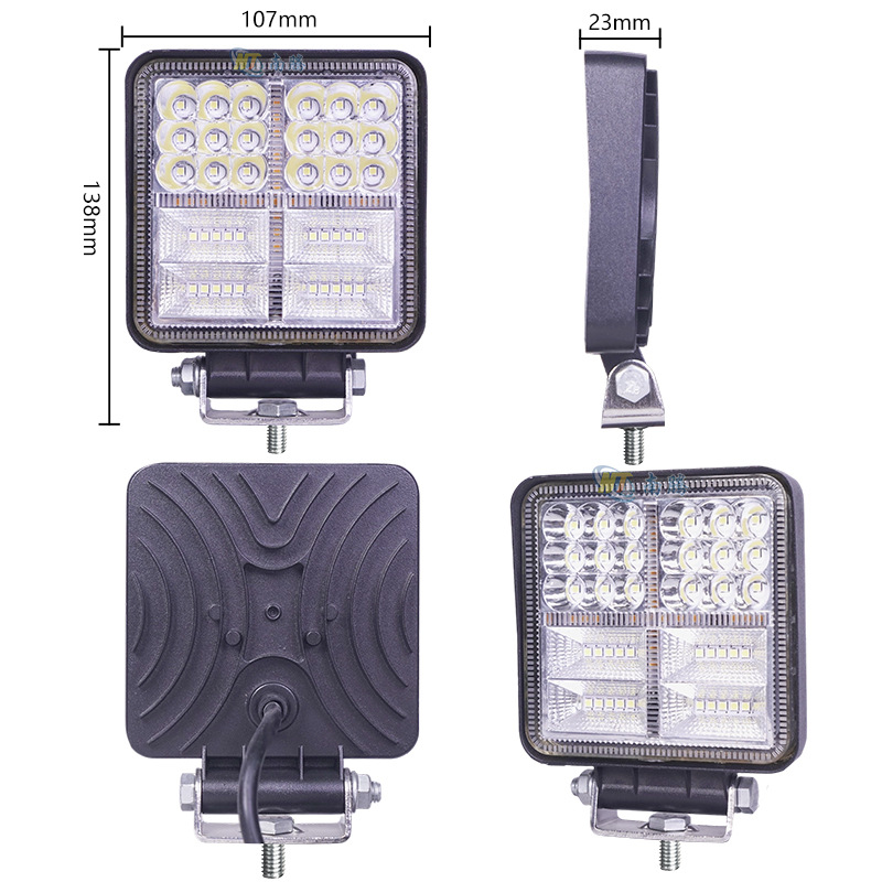 High-brilliant elevadora excavadora astigmatismo lámpara de brazo grande cargador elevadora lámpara de trabajo sísmica 12V carcasa de lámpara
