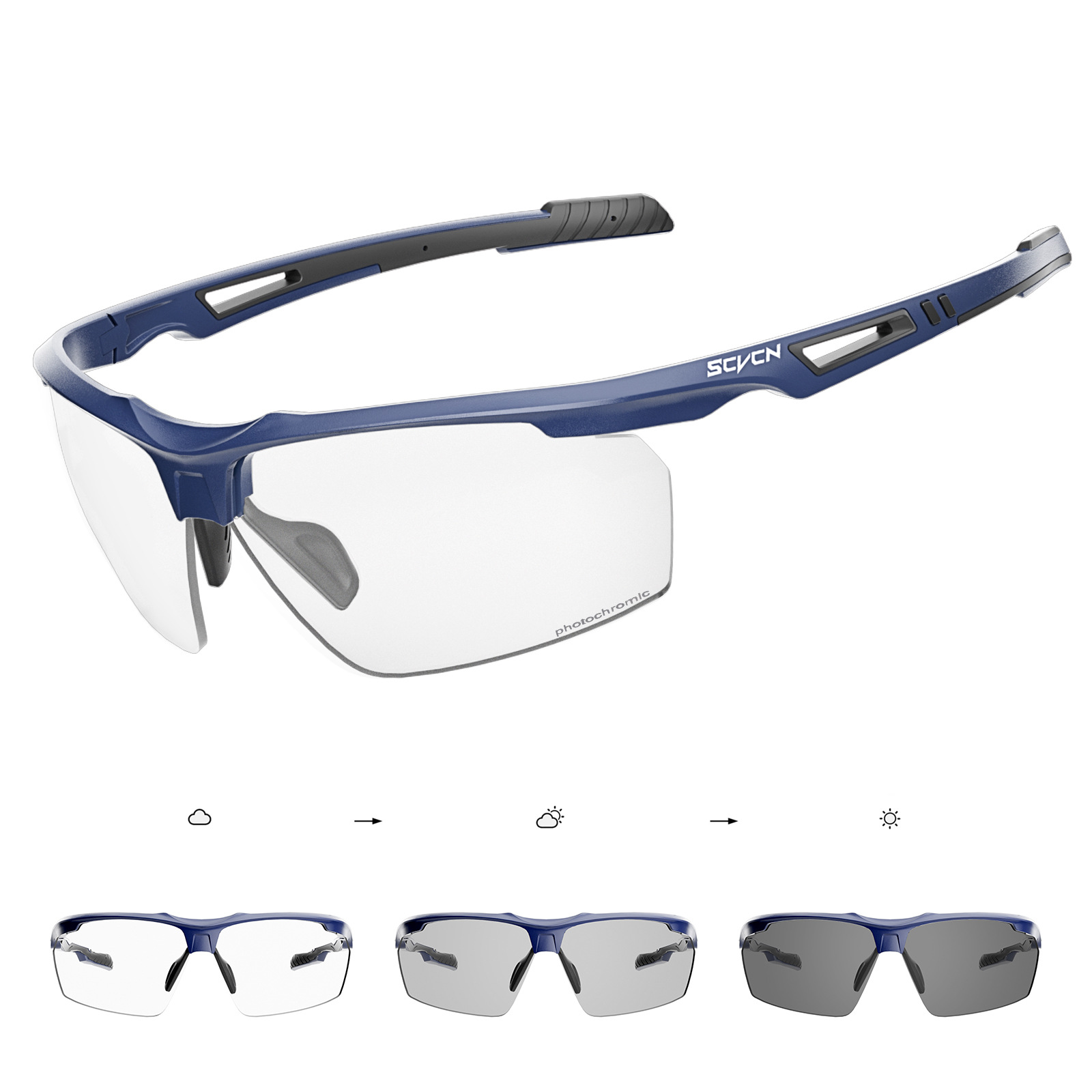 Gafas Polarizadas Deportivas TR90 con Protección UV para Ciclismo y Pesca