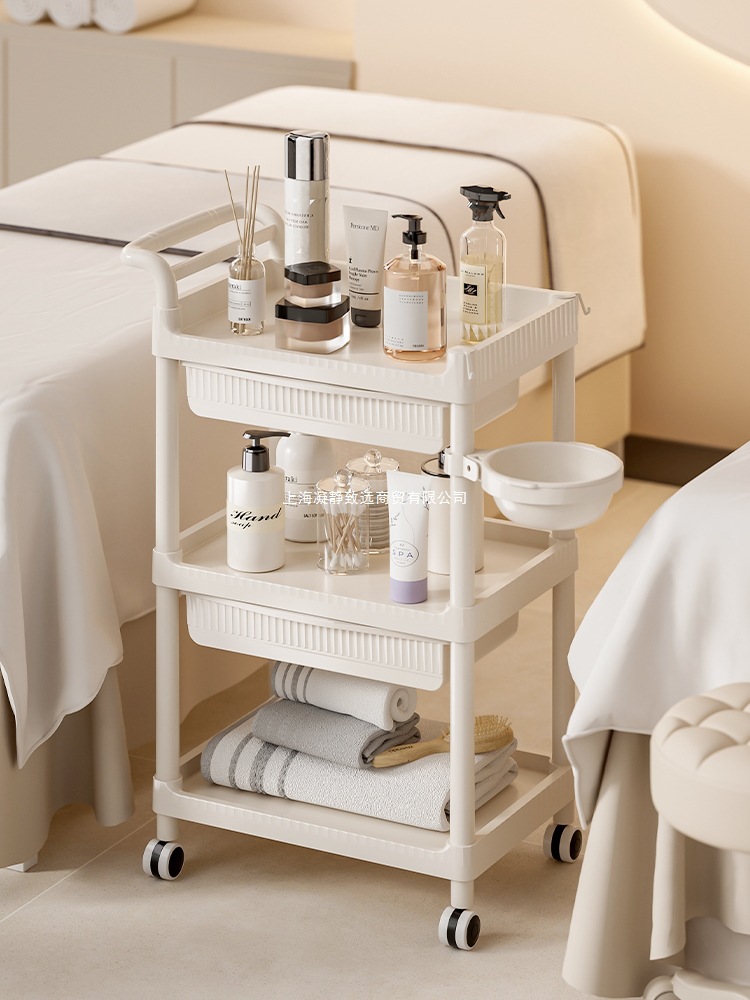 美容院专用小推车高级医疗美发移动置物架整形护理仪器手推工具车