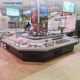 冷鲜柜商用生鲜店超市蔬菜水果展示柜保鲜冷藏展示柜农贸市场肉柜