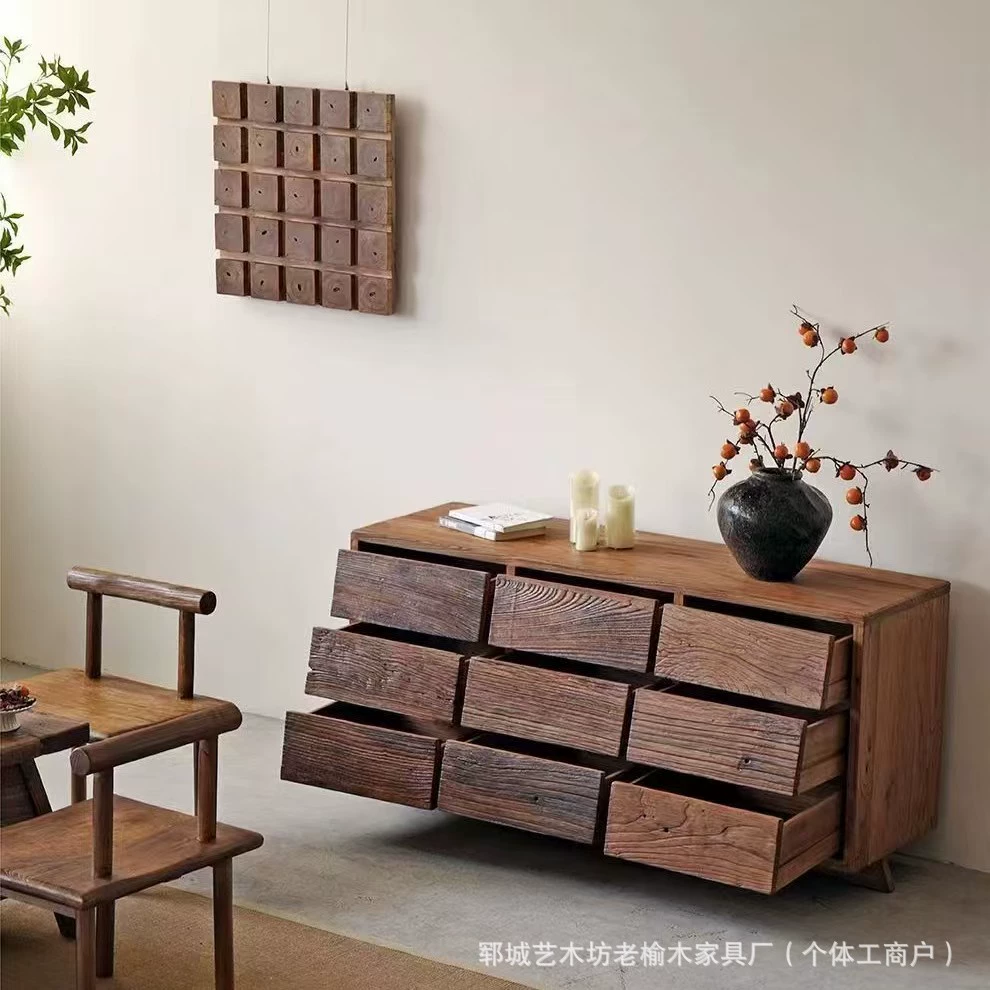 Тихий ветер старый шкаф для хранения вяза домашний вход