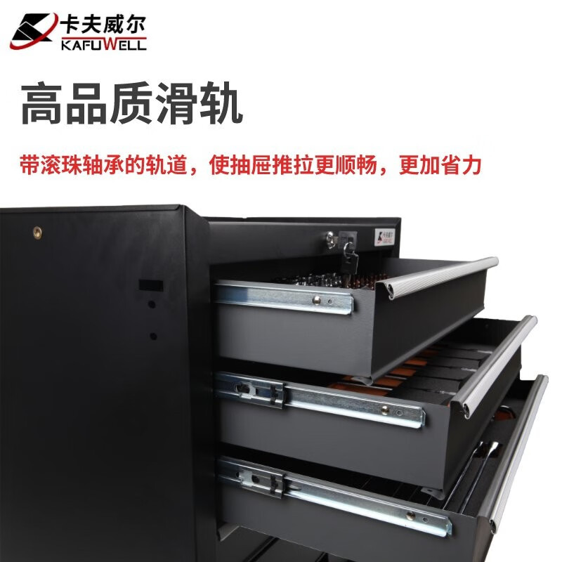 Camión de herramientas de reparación de automóviles Kafwell Reparación de automóviles Gabinete de herramientas Taller de piezas de almacenamiento de automóviles Caja de herramientas Reparación de servicio pesado