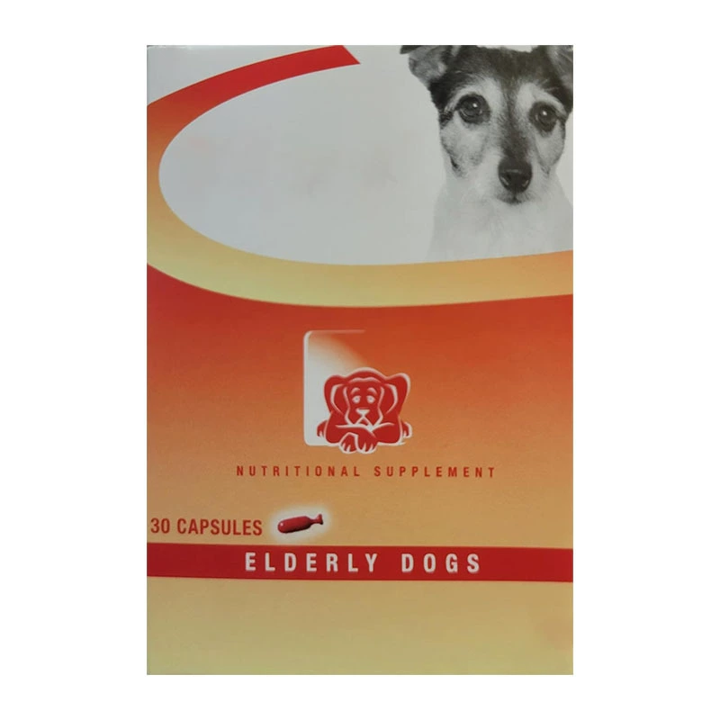 Капсулы с пищевыми добавками для пожилых собак. Поставки от производителя, OEM.