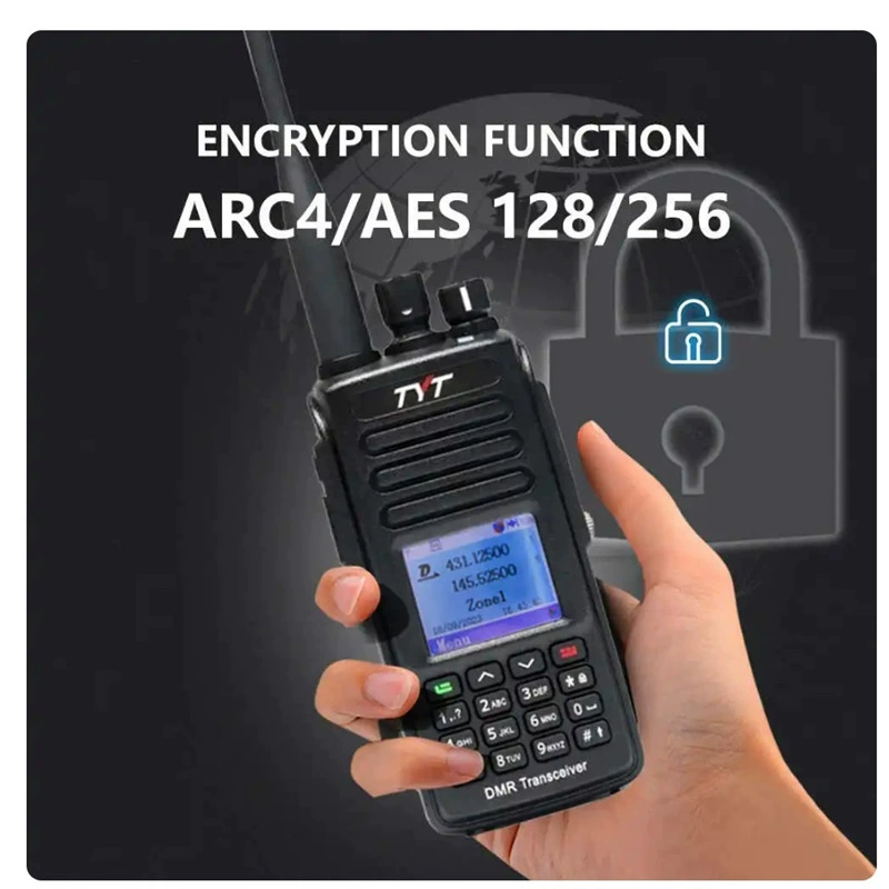 Tetris MDUV390 PLUS рация шифрование AES256 10W Type-C быстрая зарядка