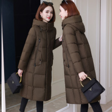 羽绒服女中长款过膝2025新款冬季中年女士洋气白鸭绒加厚保暖外套