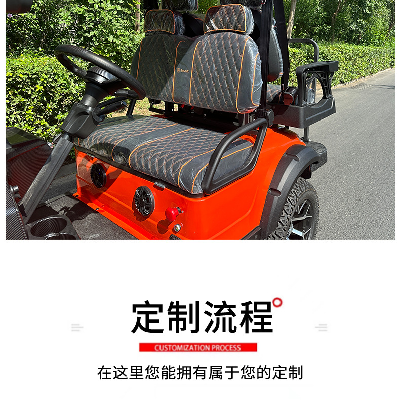 Xinda Road F Model 4 Electric Golf Cart Factory Property Winery Patrol Shuttle Vehicle Scenic Spot Tourist Sightseeing Vehicle