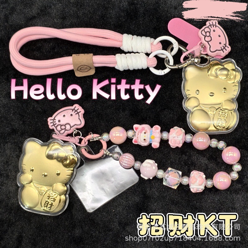 Cute and Attractive Cartoon Decoration Phone Strap Bag Charm Kt Cat Ornament