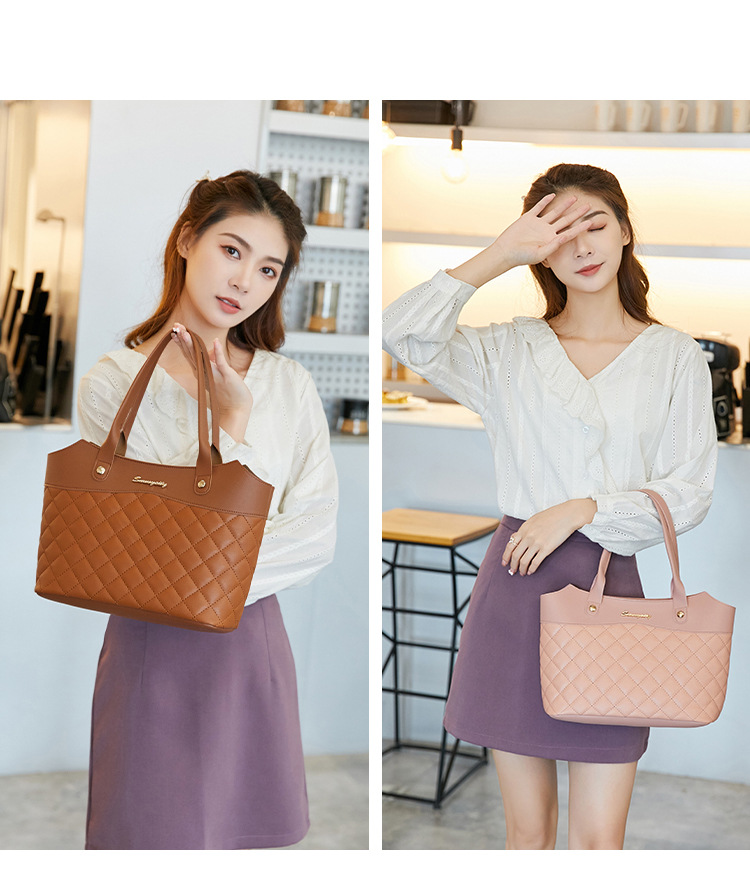 Fashion Embroidered Solid Color Shoulder Handbag Women Wholesale display picture 3