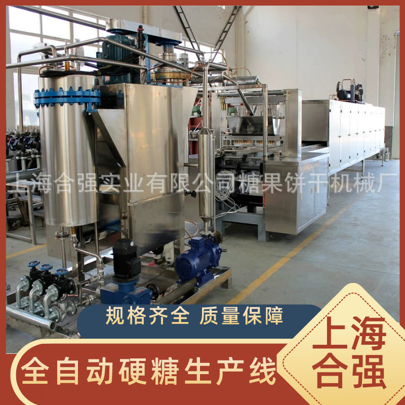 厂家生产真空薄膜煮糖设备 合强硬糖浇注生产线 球形棒糖插棒机械