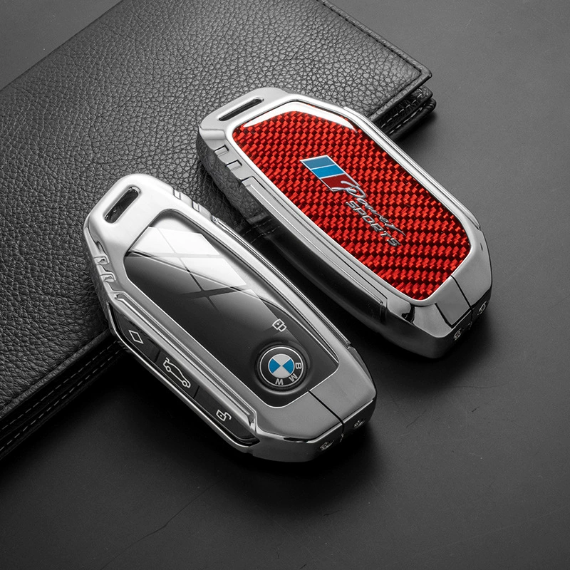 Горячая новинка, подходящая для BMW X5 X3 — чехол для ключа из настоящего карбона, подходит для 5-й и 3-й серий, универсальное покрытие для ключа
