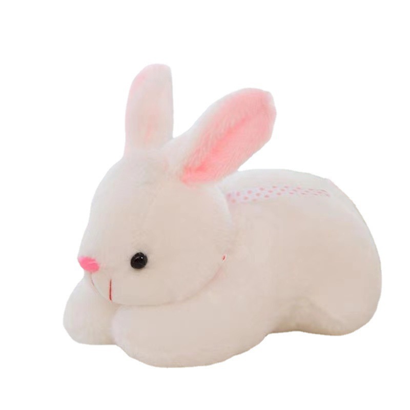 メーカーの人気人形機かわいいウサギのぬいぐるみ子供のぬいぐるみが枕を抱いて誕生日プレゼント卸売りをしている