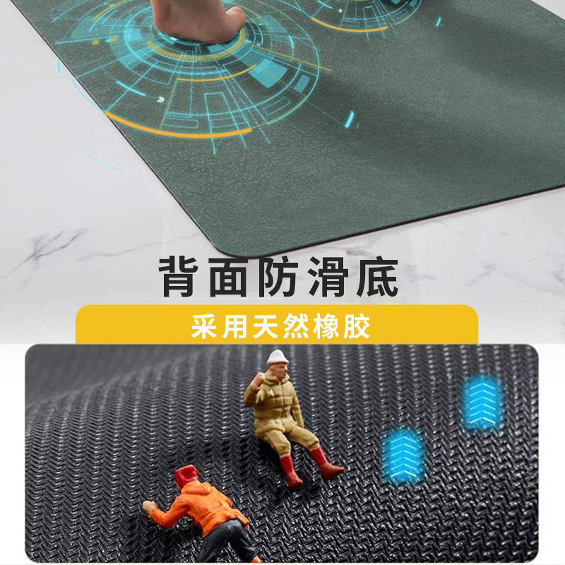 Cojín de absorción de barro de diatomeas cojín de cocina cojín de baño cojín de piso de absorción de agua cojín de baño de secado rápido