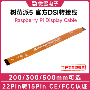 ��ݮ��5���ٷ�ԭ�bDSIܛ�ž� FPC�B�Ӿ� 22Pin�D15Pin ���L���x