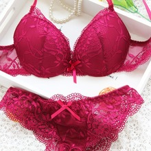 9118 日系性感少女聚拢文胸女士内衣套装批发