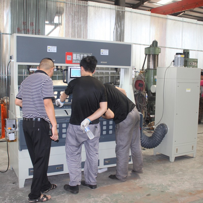 全自动双头齿条倒角机金属铝材管棒坡口机伺服倒角机磨棱机